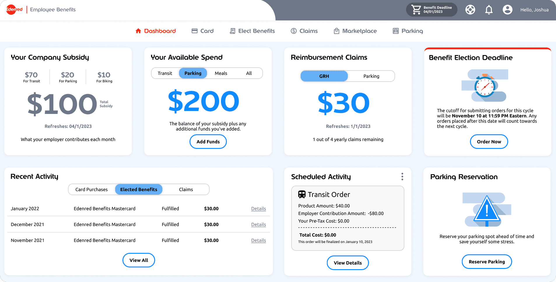 Commuter Benefits — problem overview