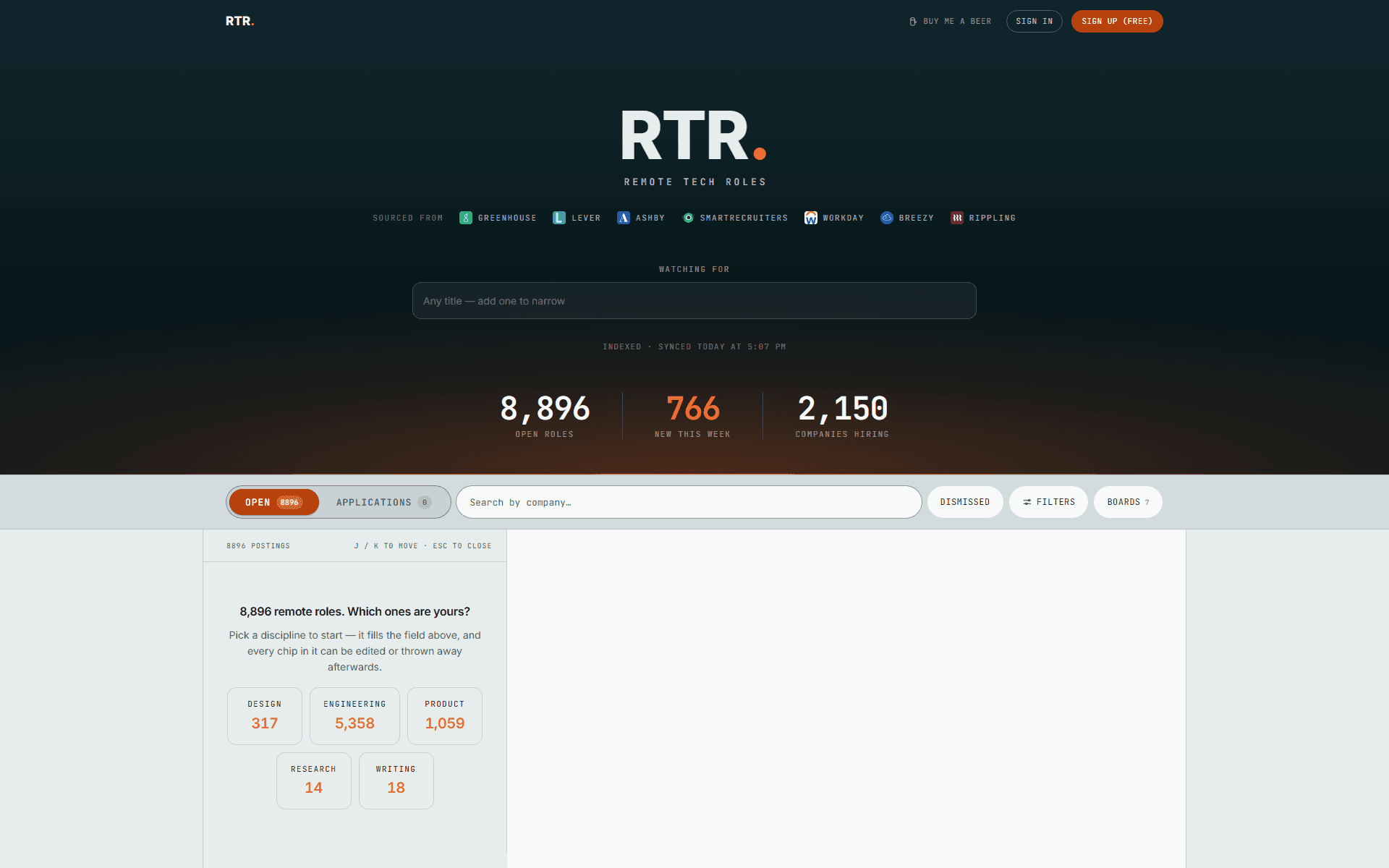 RemoteTechRoles — problem overview
